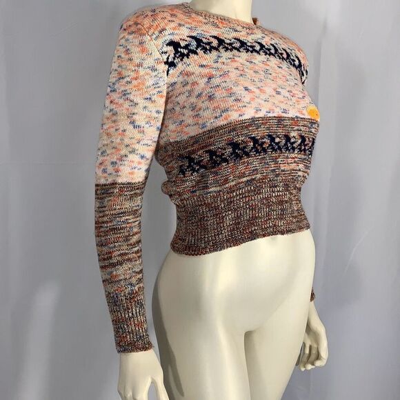 Vintage Exclusive Imports 60’s Novelty Mod Women’s Crew Neck Sweater Size Medium - Picture 12 of 16
